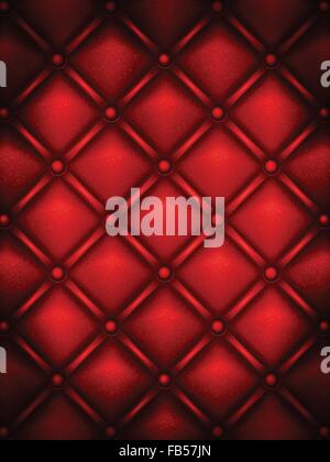 Leather textured background with buttons. Vector illustration. Stock Vector