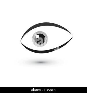 simple human eye Stock Vector
