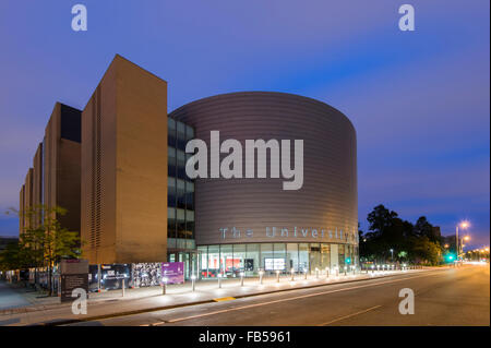 University Place conference and visitors centre, part of the University of Manchester. Oxford Road, Manchester, UK Stock Photo