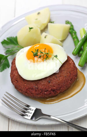 biff a la lindstrom, swedish cuisine, beef patty, salisbury steak Stock ...