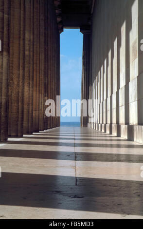 Memorial  Walhalla Donaustauf district of Regensburg Bavaria Germany Europe Stock Photo