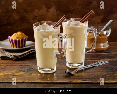 Coconutty chai latte Stock Photo