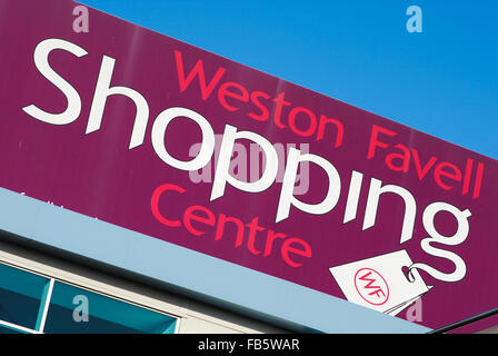 Weston Favell Shopping Centre in Northampton Stock Photo