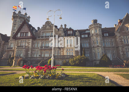 Magdalena palace in Santander, Cantabria, Spain Stock Photo