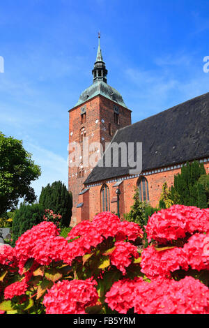 Nikolai Church, Burg, Fehmarn island, Baltic sea coast, Schleswig-Holstein, Germany Stock Photo