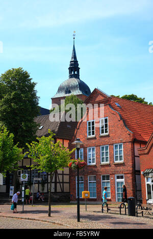 Burg Center, Fehmarn island, Baltic sea coast, Schleswig-Holstein, Germany Stock Photo