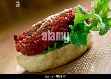 Quarter Pounder Beet Burger Stock Photo