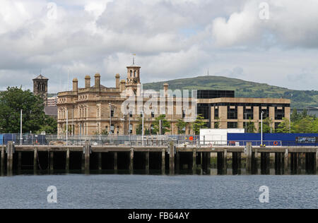 The Belfast Harbour Commissioners' Office in Corporation Square Belfast Stock Photo