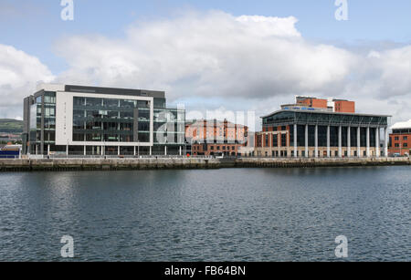 Commercial offices at City Quays Belfast Stock Photo