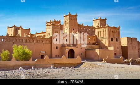 Kasbah Amahidil in Skoura oasis, Ouarzazate district. Morocco Stock Photo