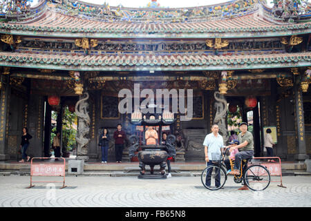 Dalongdong Baoan Temple, Taipei,Taiwan Stock Photo