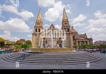 The Cathedral Metropolitana in Guadalajara Mexico Stock Photo