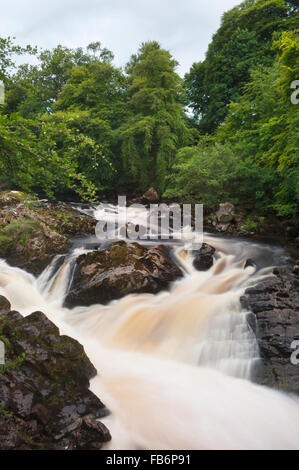 The Falls of Feugh - near Banchory, Deeside, Aberdeenshire, Scotland. Stock Photo