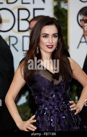 Beverly Hills, California, USA. 10th Jan, 2016. Mexican actress Ana de la Reguera arrives at the 73rd Annual Golden Globe Awards at the Beverly Hilton Hotel in Beverly Hills, California, USA, 10 January 2016. Photo: Hubert Boesl/dpa - NO WIRE SERVICE -/dpa/Alamy Live News Stock Photo