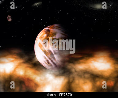 planets in space Stock Photo