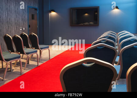 Conference room in a modern hotel & business complex - Aberdeen, Scotland. Stock Photo