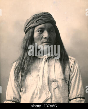 Native American Indian, Mojave Apache Stock Photo