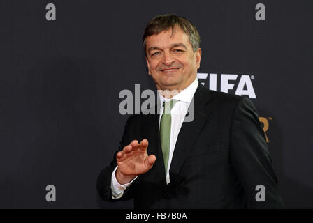 Zurich, Switzerland. 11th Jan, 2016. Jerome Champagne arrives for the FIFA Ballon d'Or Gala 2015 held at the Kongresshaus in Zurich, Switzerland, 11 January 2016. Photo: Patrick Seeger/dpa/Alamy Live News Stock Photo