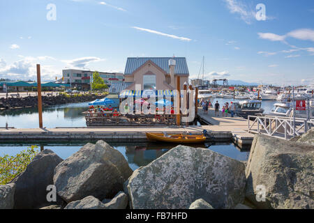 North America, Canada, British Columbia, Vancouver Island, Campbell River, waterfront Stock Photo