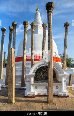 Thuparama Dagoba, Anuradhapura, UNESCO World Heritage Site, North Central Province, Sri Lanka, Asia Stock Photo