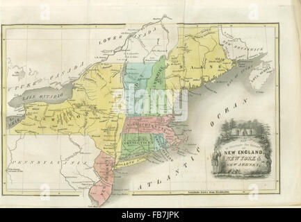 '[Historical Collections of the State of New Jersey ... relating to its history and antiquities, with geographical descriptions of every township in the State. [With illustrations.]]' Stock Photo