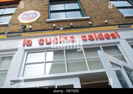 La Cucina Caldesi, Marylebone, London, England, UK Stock Photo