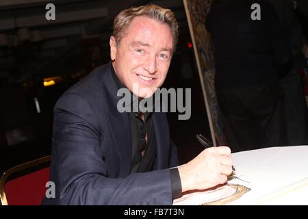 Michael Flatley portrait unveiling at Sardi's theatre district eatery  Featuring: Michael Flatley Where: New York City, New York, United States When: 11 Dec 2015 Stock Photo