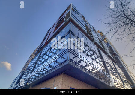 Dalston Library,  Hackney  modern library Stock Photo