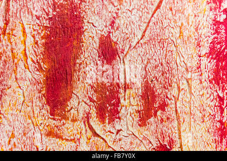 wall painted in different bright colors Stock Photo