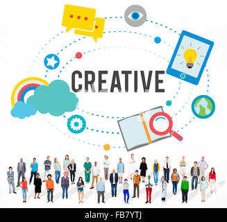 Creative Innovation Vision Inspiration Customize Concept Stock Photo ...