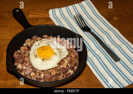 rustic corned beef hash Stock Photo - Alamy