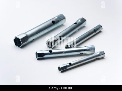 box spanner / wrench set Stock Photo