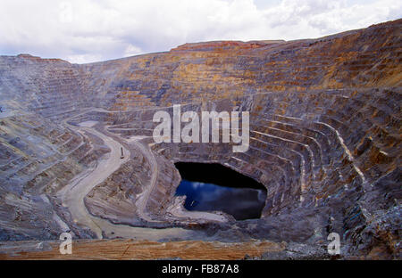 The Cyprus Sierrita Copper Open Pit Mine south of Tucson, Arizona. Stock Photo