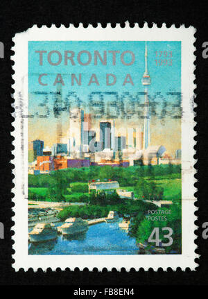 Canadian postage stamp Stock Photo