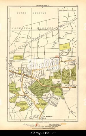 LONDON E: Plumstead Woolwich Arsenal Abbey Wood Beckton Manor Way, 1925 ...