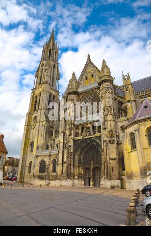 Cathedrale Notre Dame de Senlis, France Stock Photo