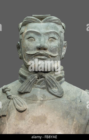 Museum of the Terracotta Warriors, Bust of a High-ranking Officer, Mausoleum of the first Qin Emperor, Xian, China