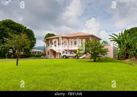 Luxury mansion in exclusive part of St. Georges, Grenada. Stock Photo