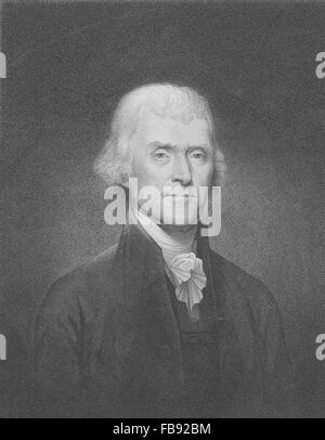 US Presidents. US President Thomas Jefferson Stock Photo: 35115243 - Alamy