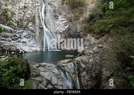 Nunobiki Waterfall in Kobe, Japan. Stock Photo