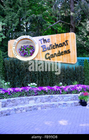 Butchart Gardens Victoria British Columbia Canada Stock Photo