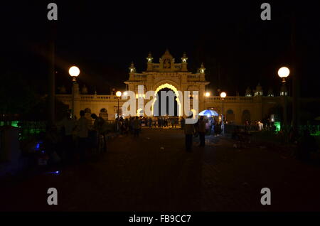 Maharaja's Palace, Mysore, Karnataka, India, Asia Stock Photo