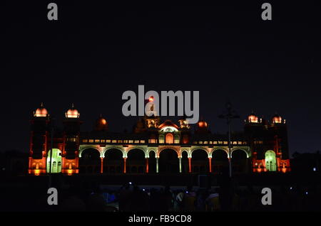 Maharaja's Palace, Mysore, Karnataka, India, Asia Stock Photo