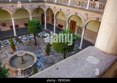 Patio del Palacio de Jabalquinto. Baeza. Jaén. Andalucía. España Stock ...