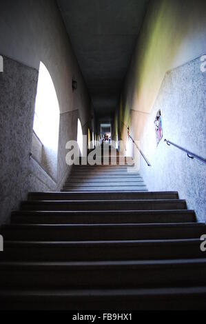 Pilgrimage stairs to the Mariahilf Chruch in Passau, Germany Stock Photo