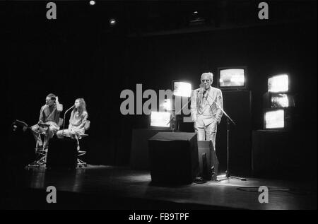 Robert Ashley, Center Pompidou,1980 -  1980  -  France / Ile-de-France (region) / Paris  -  Robert Ashley, Center Pompidou,1980   -  Philippe Gras / Le Pictorium Stock Photo