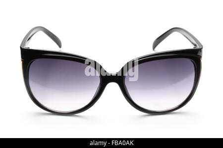 Front view of sunglasses isolated on white Stock Photo