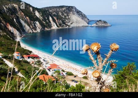 Petani beach, Kefalonia, Ionian Islands, Greece Stock Photo