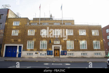 General View GV of Southwark Police Station, 323 Borough High St, London SE1 1JL Stock Photo