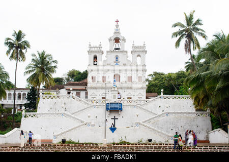 Church of Our Lady of the Immaculate Conception in Panaji (Panjim), North Goa, India Stock Photo